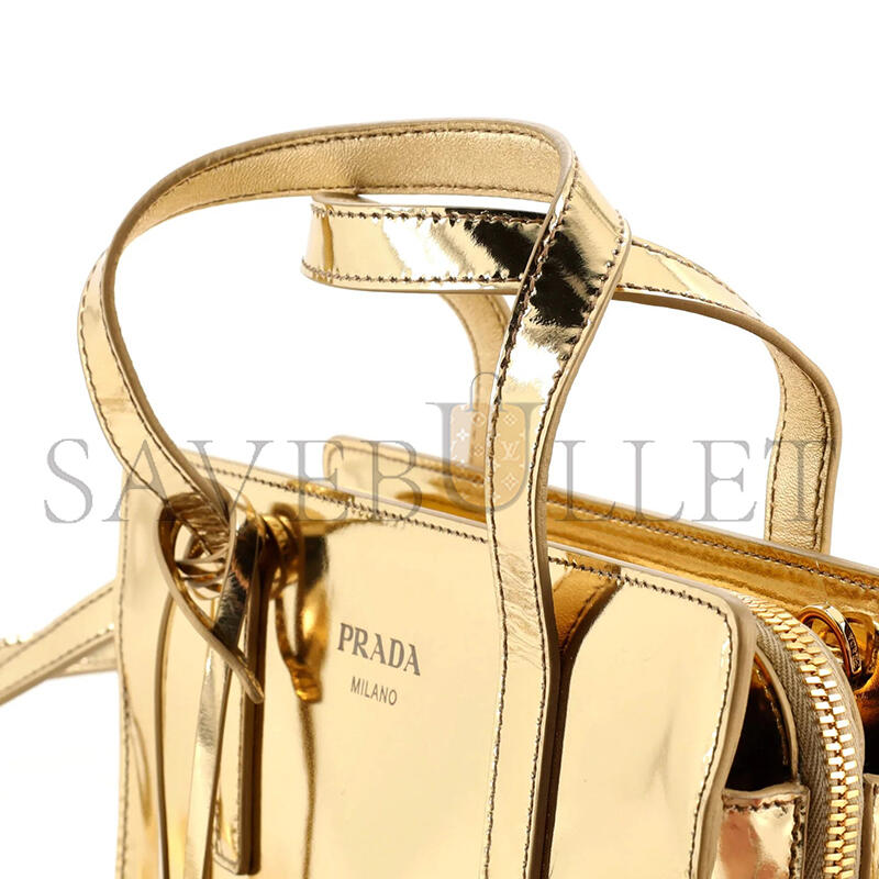 PRADA RE-EDITION 1995 TOTE SPAZZOLATO LEATHER MINI 1BA357 (22*15*6.5cm) 